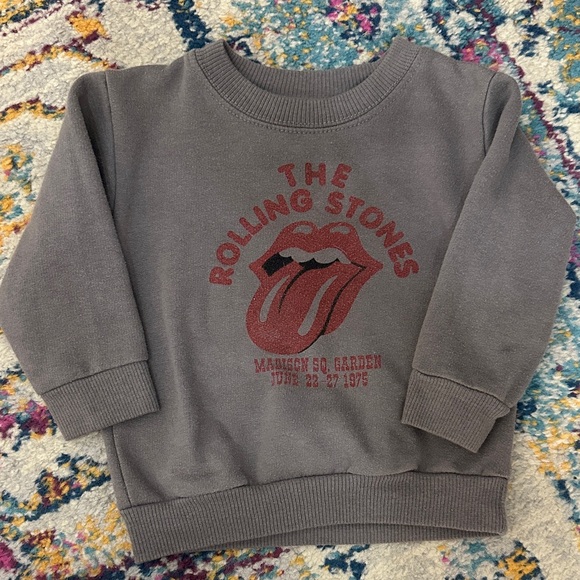 The Rolling Stones Kids Charcoal Sweatshirt - Picture 1 of 1